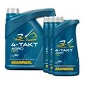 Produktbild: 7 (4+3x1) Liter MANNOL 4-Takt Agro SAE 30 Rasenmäheröl, Maschinenöl