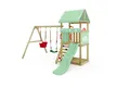 Produktbild: Wickey Klettergerüst DinkyHouse – Spielturm für Kleinkinder mit vielen Erweiterungsmodulen, (Garten-Spielhaus mit überdachter Plattform, Sandkasten & Rutsche, Robuster Kletterturm für Kinder mit flexiblen Anbauteilen), Unvergessliche Erlebnisse für Kinder mit 10 Jahren Garantie*