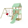 Produktbild: Wickey Spielturm DinkyHouse mit Schaukel, Rutsche, Kletterleiter und Sandkasten