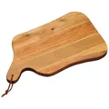 Produktbild: Kesper Tranchierbrett Akazie geschwungen mit Griff 37,5cm