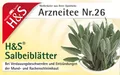 Produktbild: H&S Salbeiblätter Arzneitee, 20 St. Filterbeutel