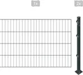 Produktbild: Arvotec Einstabmattenzaun ESSENTIAL 80 zum Einbetonieren, (Set, 3-St), Zaunhöhe 80 cm, Zaunlänge 2 - 60 m