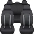 Produktbild: Schonbezüge-Komplettset für Opel Adam Bj 2013-19 in Schwarz/Grau FT2
