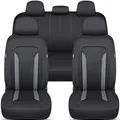 Produktbild: Schonbezüge-Komplettset für Opel Adam Bj 2013-19 in Schwarz/Grau FT2