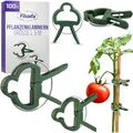 Produktbild: Filzada® 100x Pflanzenclips Groß L & M Set - Tomaten Rankhilfe - stabile Pflanzenklammern Tomaten - Pflanzen Clips für Tomaten, Rosen UVM - Tomaten Clips für Garten - Pflanzenklammern Groß