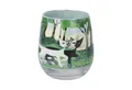 Produktbild: Goebel Windlicht Rosina Wachtmeister, Mundgeblasen, Grün, Motiv: Katzen