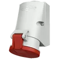 Produktbild: Mennekes 422 CEE Wandsteckdose mit TwinCONTACT 32A, 5p, 6h, 400V, IP44