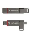 Produktbild: Verbatim Dual QuickStick, 256 GB, Externe 3.2 Gen 1 USB-C/USB-A SSD, High-Speed USB Stick bis zu 530 MB/s, extrem schneller Speicherstick für Handy, Laptop, PC und Notebook