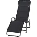 Produktbild: Siena Garden Kippliege Fano Schwarz 143x67x116 cm