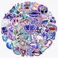 Produktbild: PRETTYSUNSHINE Aesthetic Sticker Set 50 Stück, Wasserfeste Graffiti VSCO Aufkleber für Laptop, Skateboard, Auto, Motorrad, Fahrrad, Scrapbook, Anime Sticker für Mädchen