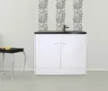 Produktbild: Respekta Komplettspüle Drehtür 100x50cm weiß Spülschrank Spültisch Küchenspüle
