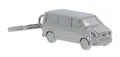 Produktbild: VW Collection by BRISA Schlüsselanhänger Volkswagen Schlüsselring, Schlüsselbund, Accessoire im silberfarbenen T5 Bulli Bus Design