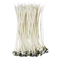 Produktbild: ®- Kerzendochte |50STK|15 cm Natürliche Bio-Baumwolle vorgewachst mit Soja-Wa...