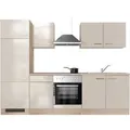 Produktbild: Flex-Well Exclusiv Küchenzeile Orlando 270 cm Kaschmir Glanz - Sonoma Eiche