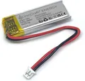 Produktbild: Lithium Polymer Akku innCraft Energy 120mAh 3.7V, 30x12x4 Modell 401230 2P Molex 51021-020 1.25mm Anschluss