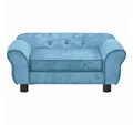 Produktbild: vidaXL Tierbett, Hundesofa Türkis 72x45x30 cm Plüsch