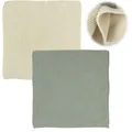 Produktbild: LS-LebenStil Vintage Spüllappen 25cm Grün Mynte Gestrickt 100% Baumwolle Oeko-TEX 100 waschbar Putzlappen Reinigungstuch Geschirrtücher Spültuch Fusselfrei