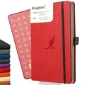 Produktbild: Dingbats* - Notizbuch A5 Blanko, Hardcover aus veganem Leder mit Stifthalter und elastischer Gummiband, ideal zum Schreiben, für Universitätsnotizen, To-Do-Listen und mehr