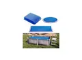 Produktbild: OK-Living Eckige Solarfolie Pool blau, Solarabdeckplane 260x160 cm