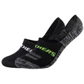 Produktbild: Socken Unisex, Skechers 2PPK Mesh Ventilation Footies Socks, Schwarz