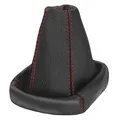 Produktbild: L&P A0014-1 Schaltsack Schaltmanschette 100% Echtleder Leder Schwarz Naht Rot Ersatzteil für Mondeo Mk4 Bj. 2007-2014