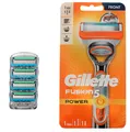 Produktbild: Gillette Fusion5 Power Rasierer + 4 Fusoin5 Proglide Power Klingen
