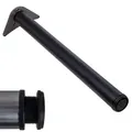 Produktbild: ID Dinkel Tischbeine höhenverstellbar Ø60mm Schwarz Matt für Schreibtisch Esstisch Länge 820mm