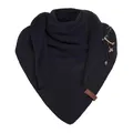 Produktbild: KNIT FACTORY - Dreiecksschal Coco - Damen Strickschal mit Wolle - Umschlagtuch für den Herbst und Winter - Winterschal - Dreieckstuch - Hochwertige Qualität - XXL Schal - 190 x 85 cm - Navy