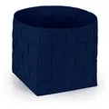 Produktbild: N8WERK Aufbewahrungskorb Filz Aufbewahrungsbox in S, M und L, S: 24x24cm, M: 32x32cm, L: 40x40cm blau 40 cm x 40 cm x 40 cm