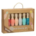 Produktbild: Bowlingset für Kinder aus Holz - Pastell