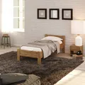 Produktbild: Krok Wood Seniorenbett SiSi aus Massivholz in Eiche (90 x 200 cm)