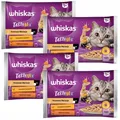 Produktbild: WHISKAS Tasty Mix Cremige Variationen Katzennassfutter Huhn Lamm Pute 16x85g