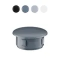 Produktbild: EMFA Abdeckstopfen für Bohrung Durchmesser 9 mm Anthrazit RAL 7016 Blindstopfen Abdeckkappen Endkappen Verschlusskappen 25 Stück Kopfdurchmesser 13 mm, Borloch 0,9 cm