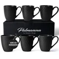 Produktbild: – 6 x 400 ml – Kaffeetassen Set/Becher – Moderne Keramik Tasse Matt – Kaffeet...