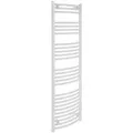 Produktbild: Sanotechnik Badheizkörper Bari gebogen 1600 x 600 mm Weiß mit Mittelanschluss