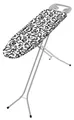 Produktbild: Bügelbrett Colombo 110 cm x 32 cm mit Höheverstellung