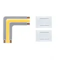 Produktbild: Paulmann 71122 MaxLED 1000 LED Strip Full-Line COB Edge Edge 90° 0m 0,6W 1800lm/m 800LEDs/m 2700K
