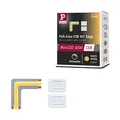 Produktbild: Paulmann 71122 MaxLED 1000 LED Strip Full-Line COB Ecke 90° 0,6W 1800lm/m 800LEDs/m dimmbar 0m Silber Kunststoff 2700K LED Band erweiterbar