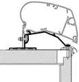 Produktbild: Thule Omnistor 9200/6300 Caravan Roof Adapter, 3x100cm