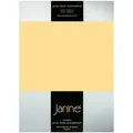 Produktbild: Janine Jersey Elastic Spannbetttuch 90x190 cm - 100x220 cm | vanille - gelb
