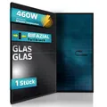Produktbild: SUNNIVA® Solarmodul Solarpanel FULL BLACK Bifacial Bifazial Glas/Glas 460 Watt