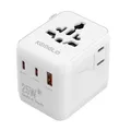 Produktbild: 25W Reiseadapter Weltweit5 in 1 Universal Adapter mit USB AUSB C1 Weltweit St...