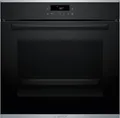 Produktbild: BOSCH Pyrolyse Backofen Serie 4 HBA272BB3, mit Teleskopauszug nachrüstbar, Air Fry für knusprige Lebensmittel & automatische Selbstreinigung