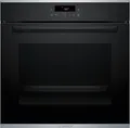 Produktbild: BOSCH Pyrolyse Backofen Serie 4 HBA272BB3, mit Teleskopauszug nachrüstbar, Air Fry für knusprige Lebensmittel & automatische Selbstreinigung