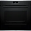 Produktbild: Bosch Oven | HBA272BB3 | 71 L | Electric | Pyrolysis/Hydrolytic | Touch control | Height 59.5 cm | Width 59.4 cm | Black - Schwarz