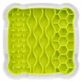 Produktbild: TRIXIE Lick'n'Snack Platte - praktische Hundeschleckplatte aus TPR zum langsamen Füttern - 20 × 20 cm, Slow-Feeder Hunde Leckmatte - 34952