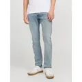 Produktbild: Jack & Jones Slim-fit-Jeans JJIGLENN Slim-Fit mit Stretch und praktischer 5-Pocket-Form Baumwollmischung, slim fit blau 34