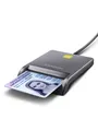 Produktbild: AXAGON USB-A Smart Card / ID Card FlatReader