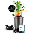 Produktbild: GOURMETmaxx Standmixer Mr. Magic 4-tlg. 400W anthrazit/schwarz, 400 W, Elektrischer Mini-Mixer 500ml pürieren Smoothies Shakes Cocktails