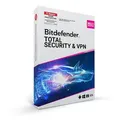Produktbild: Bitdefender Total Security & Premium VPN, 5 Geräte - 1 Jahr